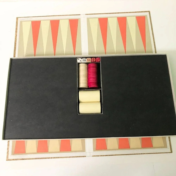 Vtg 1975 Backgammon Board Game S and R Games Selchow Righter Complete - Picture 7 of 15